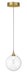 Eurofase 50251-018 Iissa 6" Gold LED Pendant Light