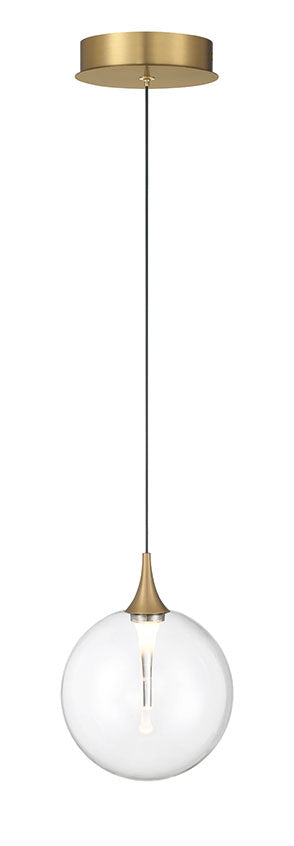 Eurofase 50251-018 Iissa 6" Gold LED Pendant Light
