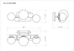 Eurofase 49085-013 Vine 3-Light Gold LED Vanity Light