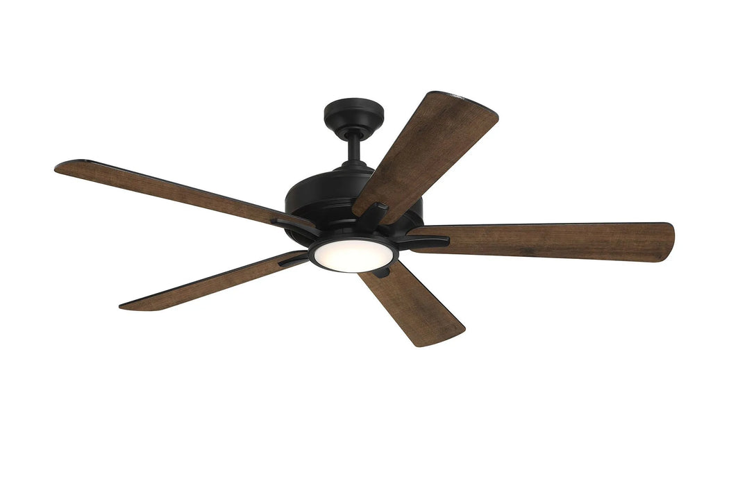 Wind River WR2225MB Frio 52 Inch Ceiling Fan w/ LED Light in Matte Black