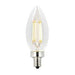 led Candelabra Bulb TCP FB11D4027EE12CB 4 Watt LED Candelabra Bulb B11 40W 2700K Clear Dimmable TCP