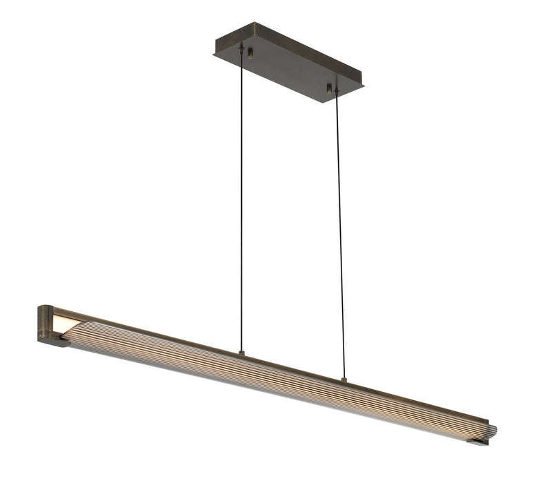 Eurofase 50059-010 Neoness 50" Weathered Brass LED Chandelier