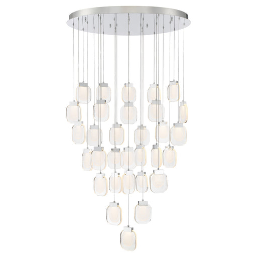 Eurofase 37193-020 Paget 39" Chrome LED Chandelier