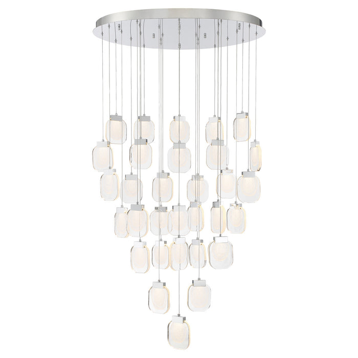 Eurofase 37193-020 Paget 39" Chrome LED Chandelier
