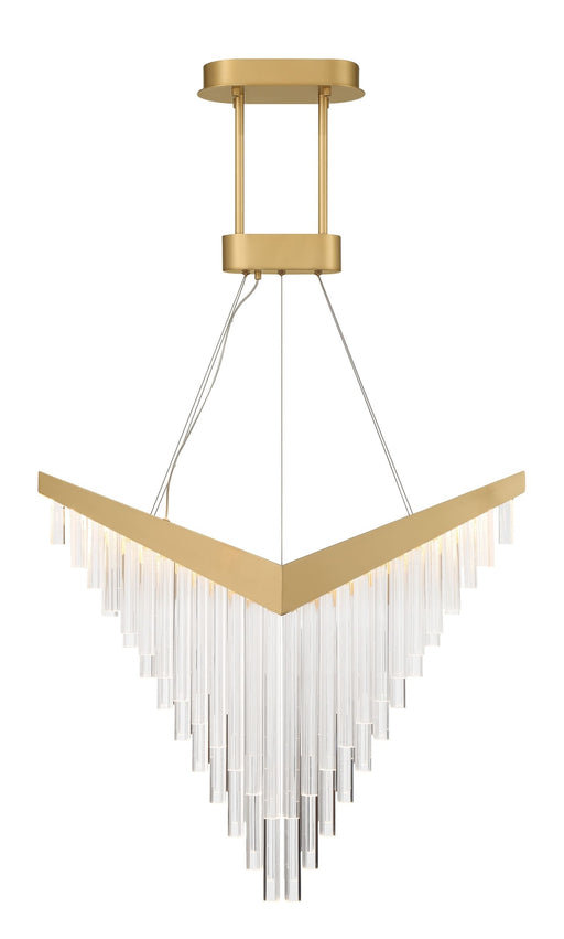 Eurofase 47187-016 Vivien 32" Matte Gold LED Chandelier