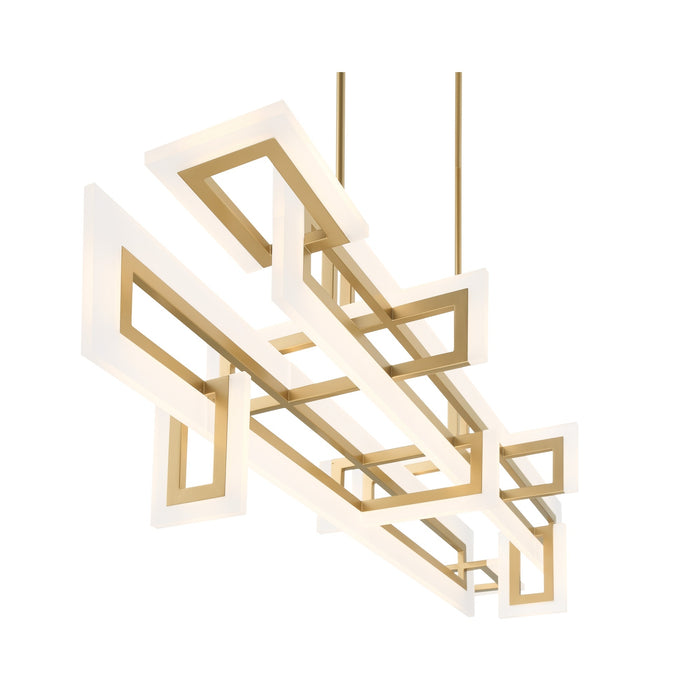 Eurofase 46806-024 Inizio 55" Matte Gold LED Chandelier