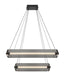 Eurofase 50054-015 Neoness 34" Matte Black LED Chandelier