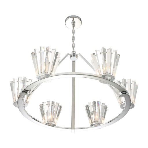 Eurofase 38866-012 Ricca 38" Chrome Chandelier