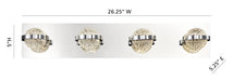 Eurofase 37070-014 Ryder 26" Chrome LED Vanity Light