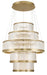 Eurofase 49350-012 Empra 47" Gold LED Chandelier