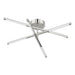 Chandelier Thesis 207284A Overture 24 inch 6 light Polished Nickel 5CCT LED Chandelier THESIS