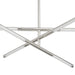 Chandelier Thesis 207284A Overture 24 inch 6 light Polished Nickel 5CCT LED Chandelier THESIS
