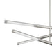 Chandelier Thesis 207284A Overture 24 inch 6 light Polished Nickel 5CCT LED Chandelier THESIS