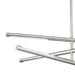 Chandelier Thesis 207284A Overture 24 inch 6 light Polished Nickel 5CCT LED Chandelier THESIS