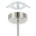 Chandelier Thesis 207284A Overture 24 inch 6 light Polished Nickel 5CCT LED Chandelier THESIS