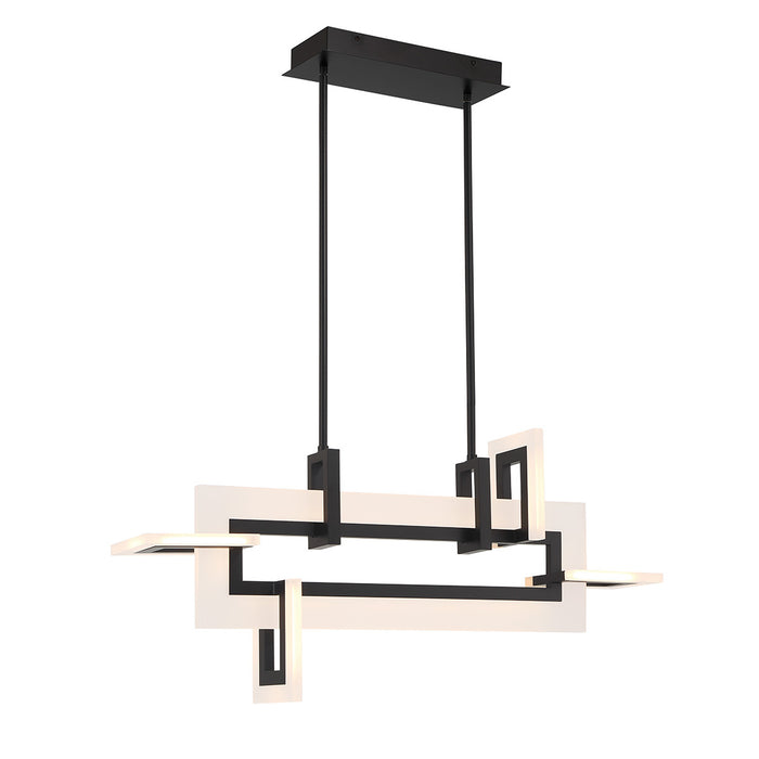 Eurofase 45718-022 Inizio 33" Matte Black LED Chandelier