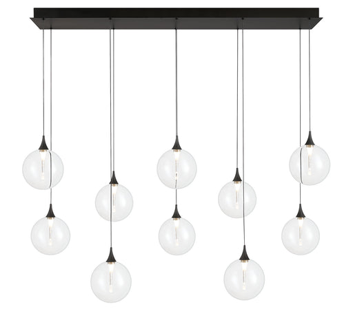 Eurofase 48933-018 Iissa 47" Matte Black LED Chandelier