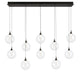 Eurofase 48933-018 Iissa 47" Matte Black LED Chandelier