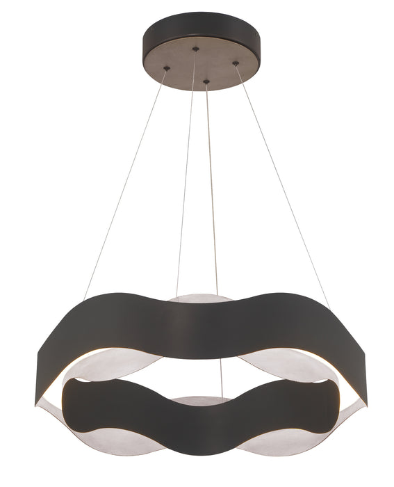 Eurofase 31783-024 Vaughan 24" Silver-Black Mix LED Pendant Light