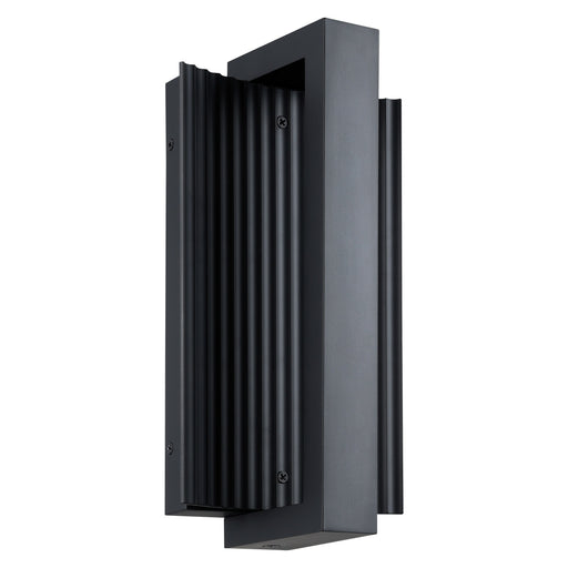 Exterior Wall Sconce Thesis 207066A Jubilee 12 inch Matte Black 5CCT LED Exterior Wall Sconce THESIS