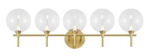 Eurofase 48919-012 Iissa 5-Light Gold LED Vanity Light