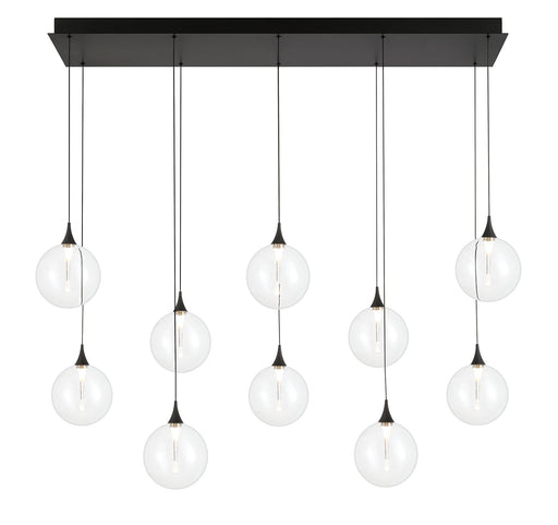 Eurofase 48933-018 Iissa 47" Matte Black LED Chandelier