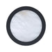 Flush Mount Thesis 207611A Argyle 8 inch Textured Black and Natural Alabaster 5CCT LED Flush Mount THESIS