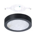 Flush Mount Thesis 207611A Argyle 8 inch Textured Black and Natural Alabaster 5CCT LED Flush Mount THESIS