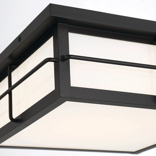 Eurofase 44270-018 Bensa 13" Matte Black LED Outdoor Ceiling Light
