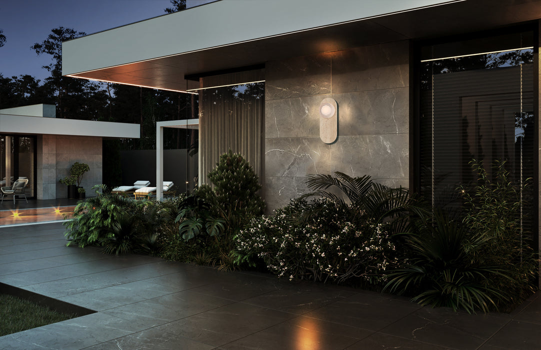 Eurofase 50272-020 Sternn 15" Travertine LED Outdoor Wall Light
