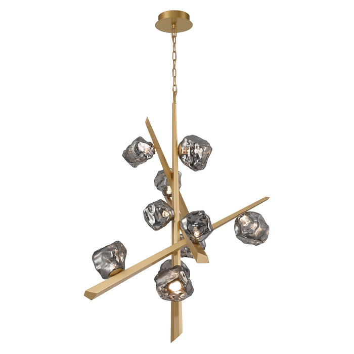 Eurofase 47235-014 Thorah 47" Matte Gold LED Chandelier
