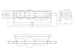 Eurofase 50050-017 Lucent 34" Matte Black LED Vanity Light