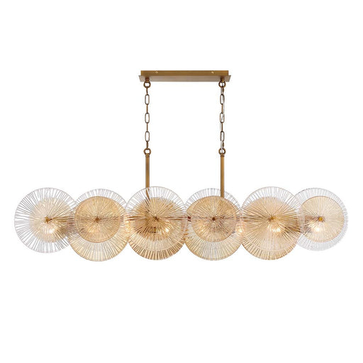 Eurofase 44570-019 Sue-Anne 57" Matte Gold Chandelier