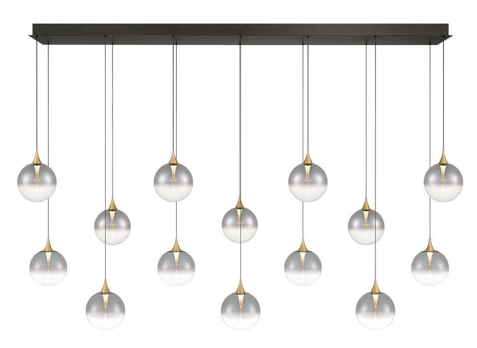 Eurofase 48938-020 Iissa 72" Gold LED Chandelier