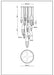 Eurofase 43859-038 Ecrou 30" Satin Gold Paint LED Chandelier