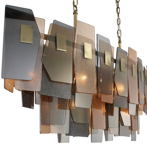Eurofase 43874-019 Cocolina 48" Brushed Brass Chandelier