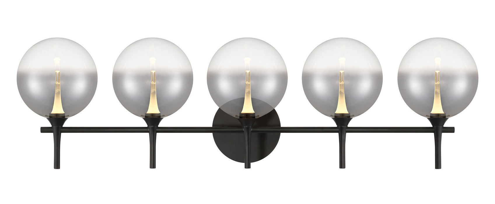 Eurofase 48921-022 Iissa 5-Light Matte Black LED Vanity Light