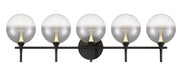 Eurofase 48921-022 Iissa 5-Light Matte Black LED Vanity Light