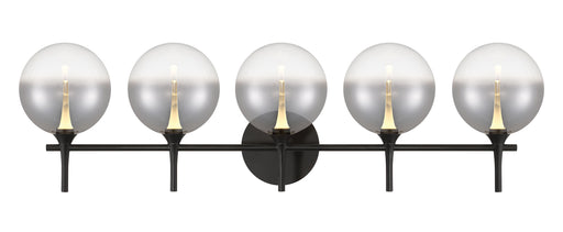 Eurofase 48921-022 Iissa 5-Light Matte Black LED Vanity Light