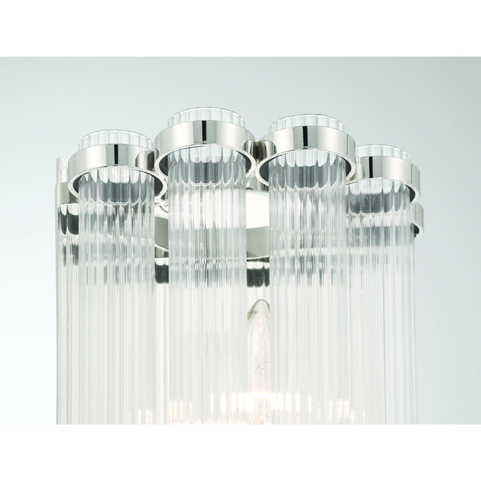 Eurofase 47241-022 Glasbury 14" Polished Nickel Wall Sconce