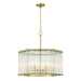 Eurofase 47239-012 Glasbury 24" Gold Chandelier