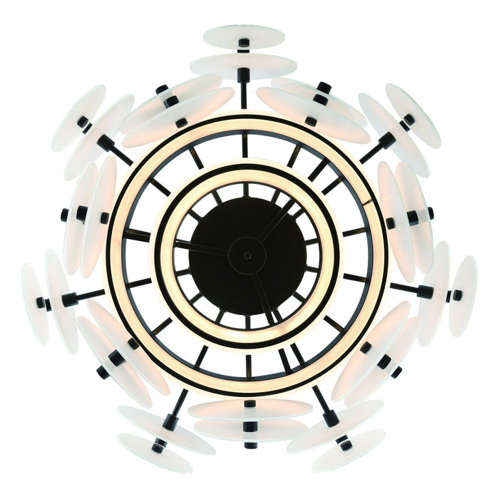 Eurofase 47209-022 Nuvola 24" Matte Black LED Chandelier