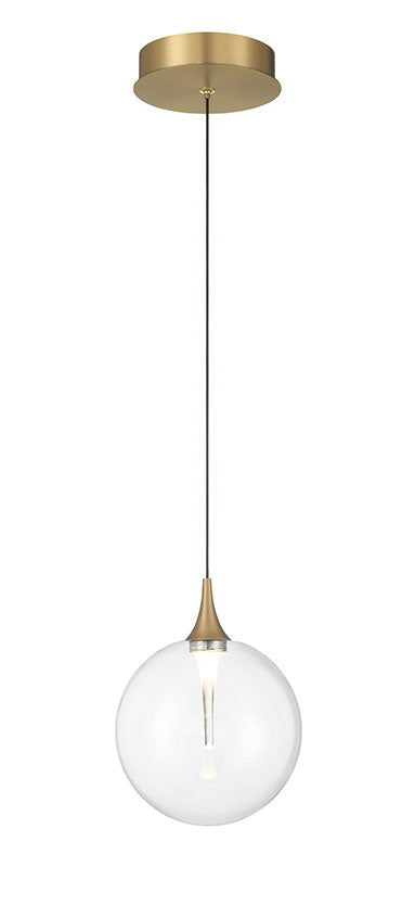 Eurofase 50251-018 Iissa 6" Gold LED Pendant Light