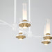 Eurofase 45713-026 Torcia 31" Matte White LED Chandelier