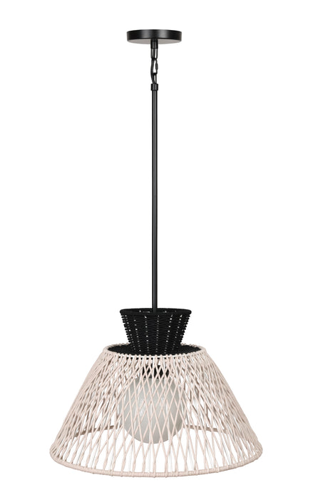 Eurofase 46633-019 Jelice 24" Matte Black LED Pendant Light