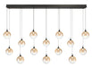 Eurofase 48939-034 Iissa 72" Matte Black LED Chandelier