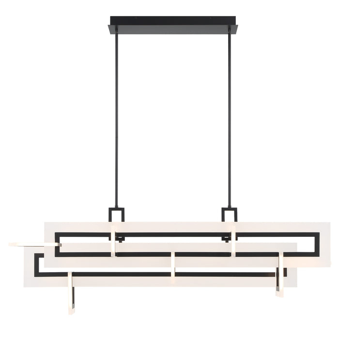 Eurofase 46806-017 Inizio 55" Matte Black LED Chandelier