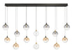 Eurofase 48940-043 Iissa 72" Gold-Black Mix LED Chandelier