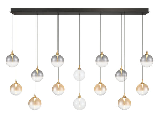 Eurofase 48938-040 Iissa 72" Gold LED Chandelier