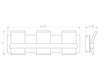 Eurofase 35655-028 Cambridge 21" Matte Black LED Vanity Light